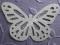 [trinket_tt] MOTYLE AŻUROWE SREBRNE 10szt.
