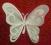[trinket_tt] MOTYL AŻUROWY MOTYLEK 3D KREMOWY