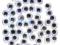 Oczy ruchome 6 mm - 50szt.