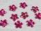 KWIATKI AKRYLOWE SAMOPRZYL. RÓŻOWE- 10 SZT. ELBLĄG