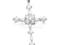 SREBRNY KRZYŻYK NA KOMUNIE CHRZEST - EJUBILER