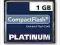 Karta Pamięci CF Platinum 1GB + GRATIS