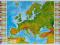 Mapa EUROPY PODKŁAD na BIURKO Podkładka
