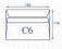Koperta biała C6 SK  116x162 mm karton TANIO!