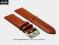 pasek do zegarka 24 mm DILOY SL6.24.3 BRĄZOWY