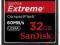 SANDISK COMPACT FLASH EXTREME 32GB 60MB |!