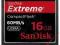 SANDISK COMPACT FLASH EXTREME 16GB 60MB ED |!