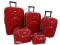 WALIZKI KOMPLET 3w1 + 2 KUFERKI WALIZKA PODRÓŻNA