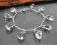 Bransoleta SWAROVSKI a'la charms krystaliczna 773