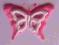 APLIKACJE - DUŻE motyle 3D - komplet = 4szt
