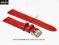 pasek do zegarka 18 mm DILOY 364.18.4 czerwony
