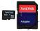 Sandisk MicroSD 8GB class 4 MicroSDHC + Adapter SD