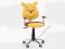 Młodzieżowy fotel biurowy KUBUŚ kółka kauczukowe