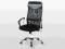 Obrotowy fotel biurowy VIRE czarny membranowa TILT