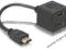 DELOCK 65056 Adapter HDMI (M) -> 2 x HDMI (F)