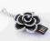 Pendrive Biżuteria 4GB Kwiatek Czarny-YouTube