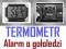 TERMOMETR SAMOCHODOWY IN/OUT Z ALARMEM O GOLOLEDZI