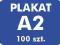 Plakat Plakaty A2 - 100 szt. druk offsetowy