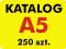 Katalog A5 - 250 szt. - druk offsetowy
