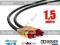 bk773 KABEL OPTYCZNY PRZEWOD T-T TOSLINK 1,5m GOLD