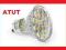 LED HALOGEN ZARÓWKA 24SMD GU10 4W 230V CIEPŁA 48