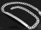 SREBRNA BRANSOLETKA BLASZKA  20cm  Grawer GRATIS!!