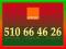 _____ 510 66 46 26 _____ Super Numer Orange F.Vat