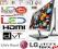 LG SLED E2281v-bn HDMI 10mln:1 + kab. HDMI KOMUNIA