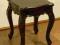 MEBLE STYLOWE - TABORET rzeźbiony lite drewno