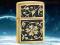 $ ZAPALNICZKA ZIPPO 20903 GOLD FLORAL FLUSH $$