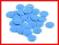 Żetony MAŁE (pchełki) - niebieskie... [nowa]