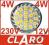 CIEPŁA ŻARÓWKA LED SMD 4W 12V MR16 GWAR. 2L CLARO