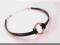 BRANSOLETKA SREBRO  rzemień ring nowość