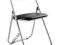 Super Srebrno-Czarny Składane Krzesło ZOBACZ !!!