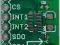 Płytka PCB dla akcelerometr MMA7450, MMA7455 AVR