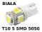 Żarówka LED W5W T10  - 5 SMD 5050 -3chip- PROMOCJA