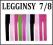 104 - 110 LEGGINSY getry leginsy 7/8 - DŁUGIE