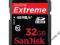 Karta SanDisk SDHC/10 32GB Extreme Video HD 45 MB