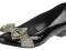 Balerinki Gremax 0155 Czarne (lakier) R38