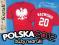 Koszulki PIŁKARSKIE EURO 2012 POLSKA + NAZWISKO L