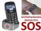 TELEFON SENIORA GSM Maxcom 355 BB +BRASOLETKA SOS