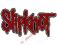 Naszywka SLIPKNOT logo red cut out 100% ORYGINAŁ