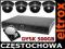 PROFESJONALNY ZESTAW MONITORINGU  4 KAMERY Z288