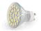 LED MR16 - 24x SMD 5050 230V 3,6W 6000K GU10 48x99
