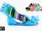 T3984 MELISKI GUMOWE BALERINKI kokardka BLUE r.38