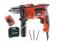 BLACK&DECKER Wiertarka udarowa+DETEKTOR+KUFER
