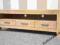 OUTLET MEBLOWY- KOMODA RTV 3  DREWNO AKACJA 150 CM