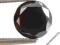 Naturalny 2,39 Ct+ Czarny jak kruk Diament Soliter