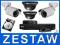 MONITORING ZESTAW KAMERY 4 ZEWNETRZNE WEWNĘTRZNE