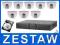 TANI ZESTAW DO MONITORINGU NA 8 KAMER 520 TVL CMOS